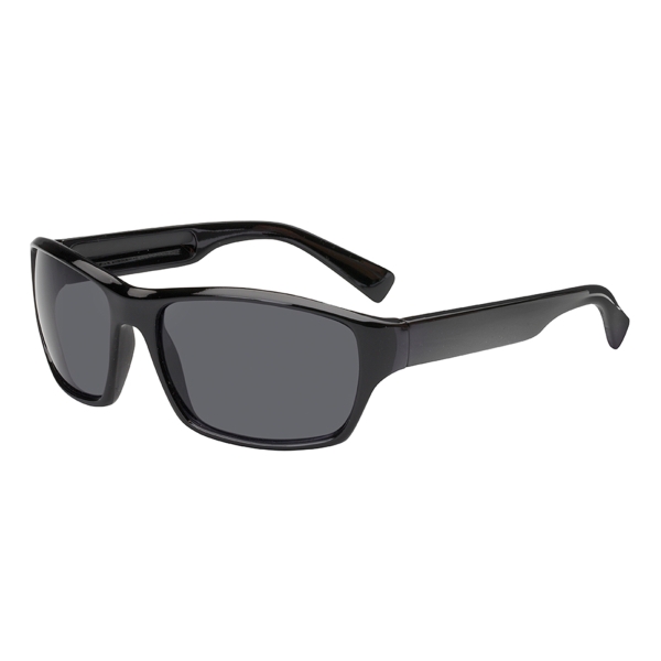 Sonnenbrille Bügel und Rahmen in schwarz
