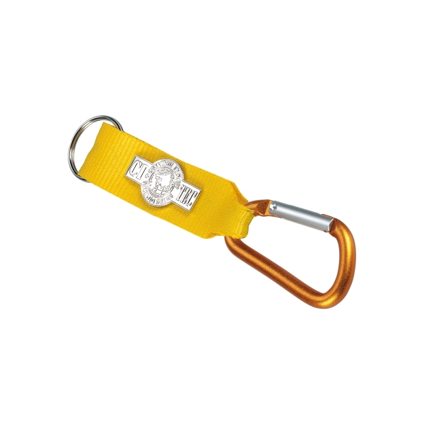 Schlüsselanhänger „X-Trem“ mit Metall-Relieflabel