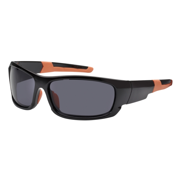 Sonnenbrille - Bügel in silber-orange - UV-400