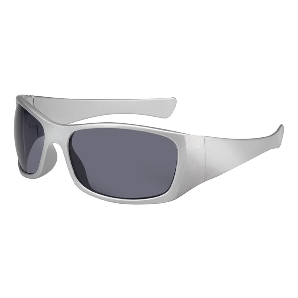 Sonnenbrille Bügel und Rahmen in schwarz UV-400